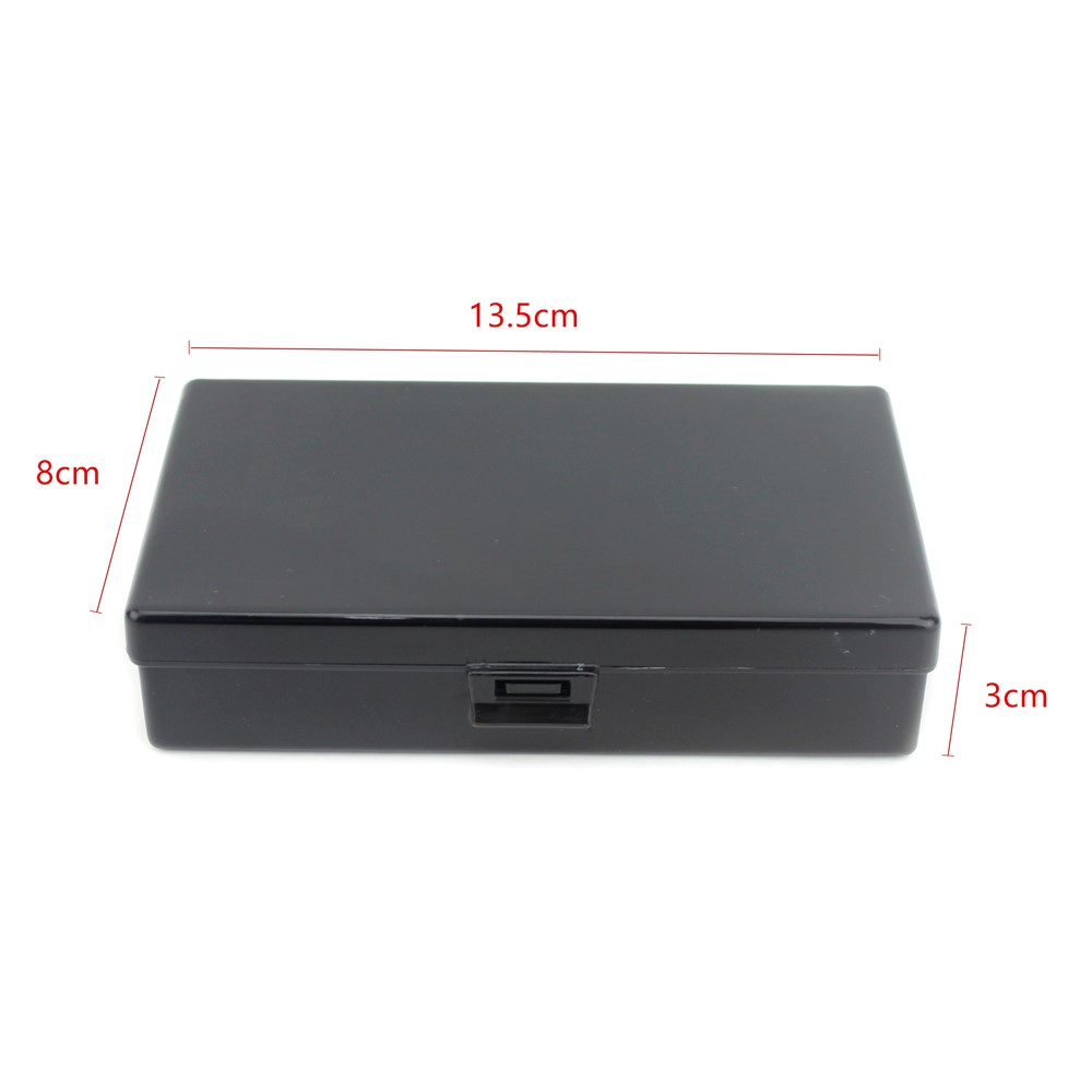 P8832 Plastic Storage Box Locking Screwdriver Holder Case - Black-5
