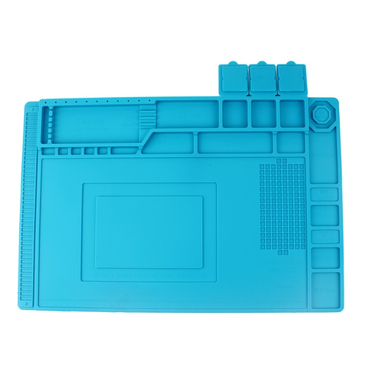 Soldering Station Mat Heat Insulation Silicone Pad Maintenance Platform for Phone Repair-6
