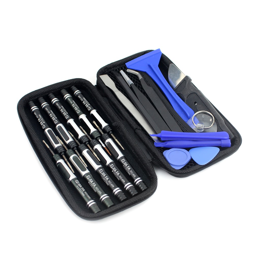 JF-8137 Kit D'outils De Réparation D'ouverture Portable 22 In-1 Pour IPhone Samsung Huawei