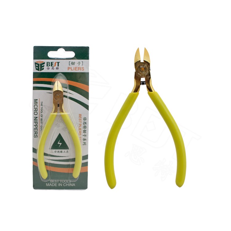 BEST BST-A05J 5.0-inch Clamp Pliers Diagonal Pliers Oblique Mouth Nozzle Tip-1