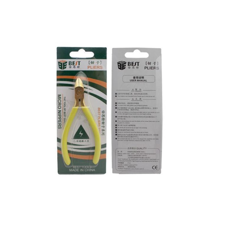 BEST BST-A05J 5.0-inch Clamp Pliers Diagonal Pliers Oblique Mouth Nozzle Tip-4