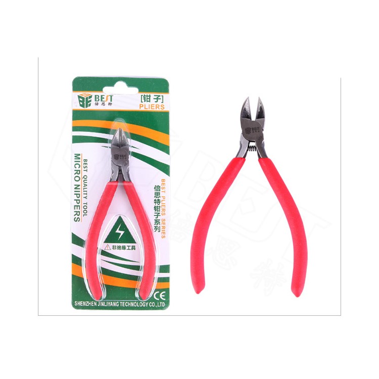 BEST BST-A05 Professional Oblique Mouth Pliers PVC Coated Handle-1
