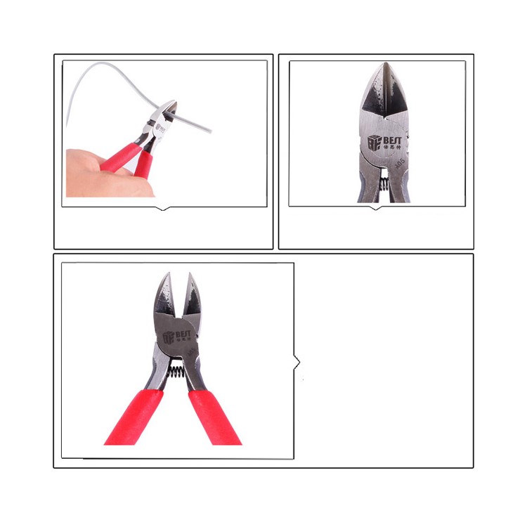BEST BST-A05 Professional Oblique Mouth Pliers PVC Coated Handle-4