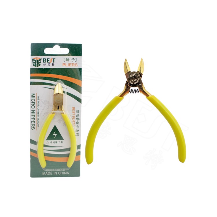 BEST BST-602J Carbon Steel Diagonal Pliers Electronic Cable Cutting Clamp-1