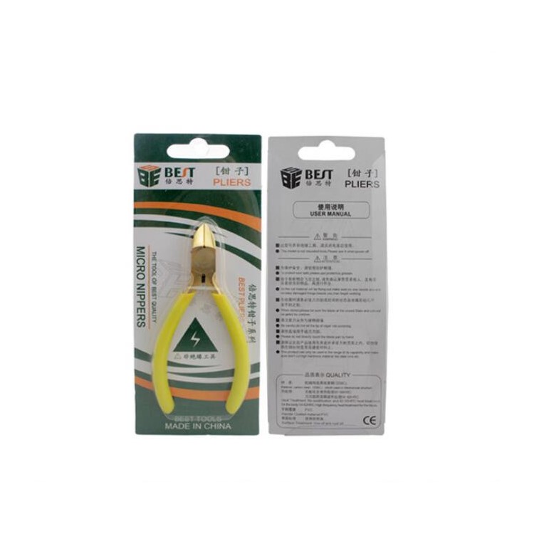 BEST BST-602J Carbon Steel Diagonal Pliers Electronic Cable Cutting Clamp-6