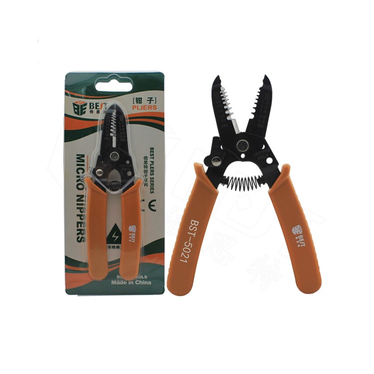BEST BST-5021 Professional Stripping Pliers Pincers Cutter-1