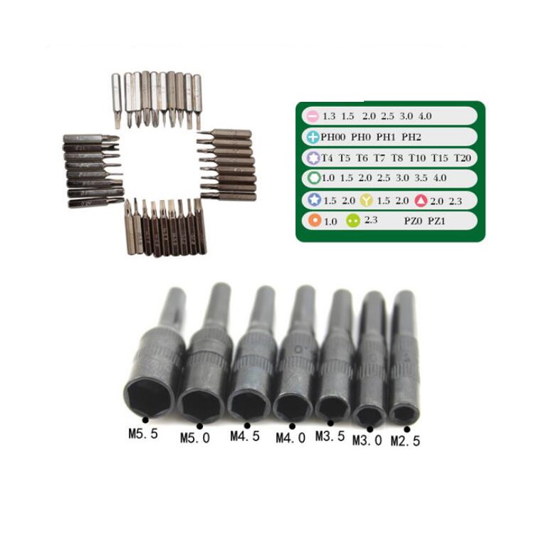 BEST BST-8912 45-in-1 Changeable Bits Screwdriver Professional Repair Tools Kit-3
