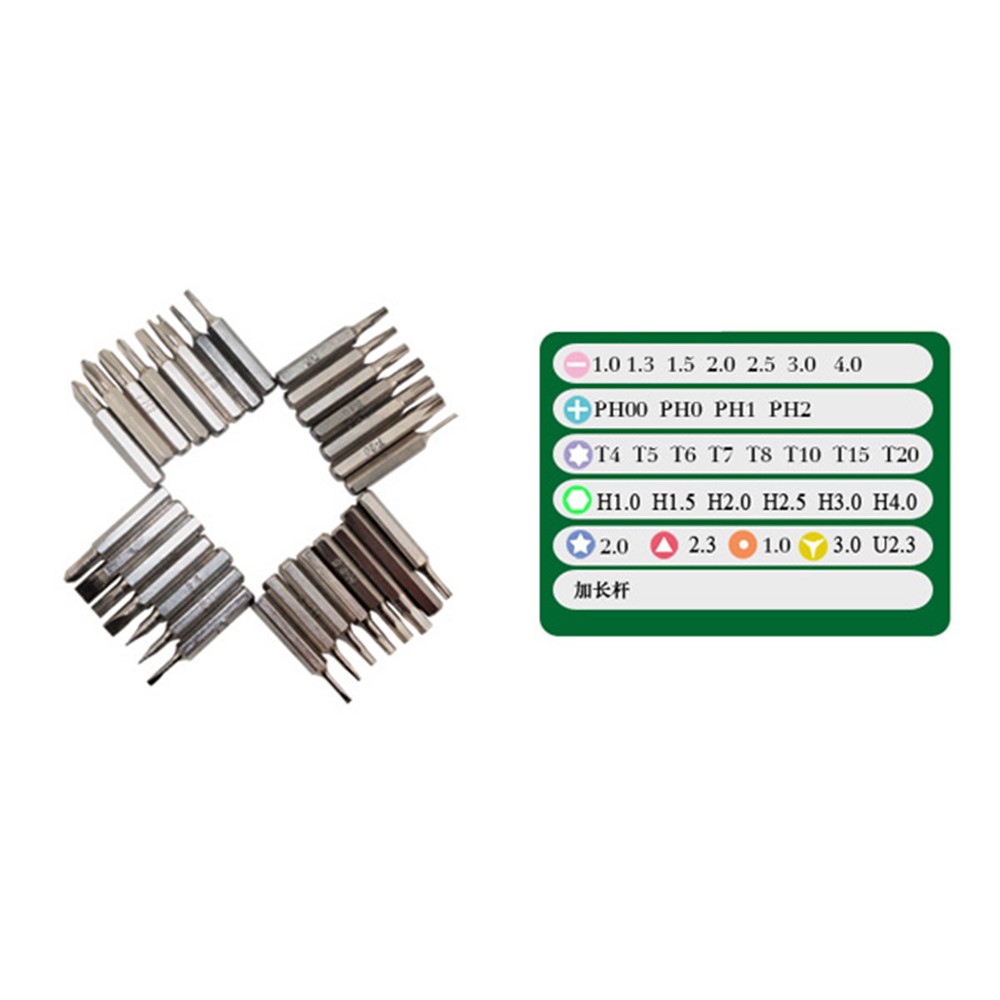 Melhor BST-8901 30 em 1 Reparo de Fenda CR-V Multipre Reparação de Fenda Kit de Ferramenta de Fenda Para Telefone Reparo