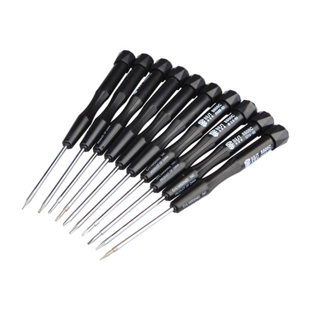 BEST BST-8800C 10-in-1 Anti-slip Professional Screwdriver Disassemble Opening Repair Tool Kit-5