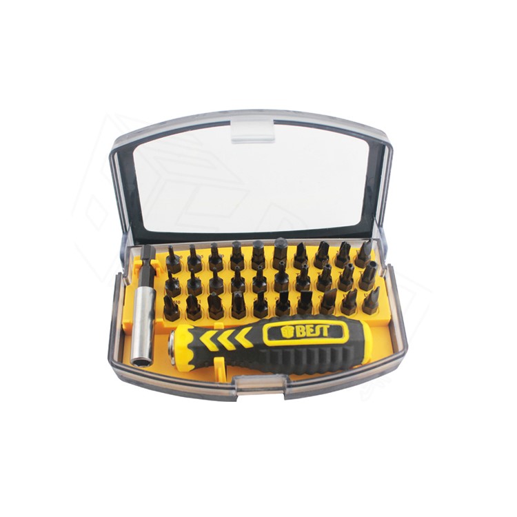 BEST BST-2166C 32 in 1 Interchangeable CR-V Bits Screwdriver Set Multipurpose Repair Tools Kit-1