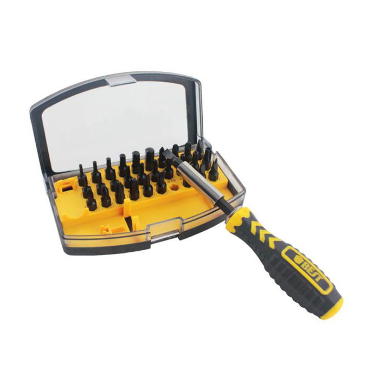 BEST BST-2166C 32 in 1 Interchangeable CR-V Bits Screwdriver Set Multipurpose Repair Tools Kit-3