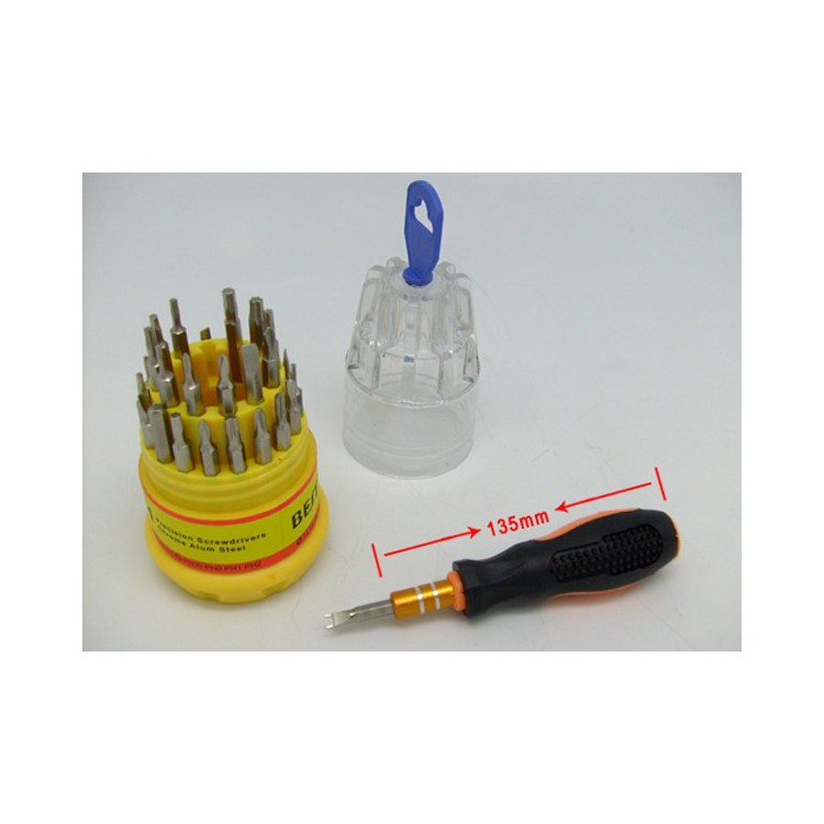BEST BST-611 31-in-1 Screwdriver Set Precise Screwdriver Tool Set CRV Bits-3