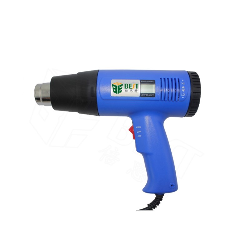 BST8016 1600W Adjustable Temperature Display Electronic Heat Gun