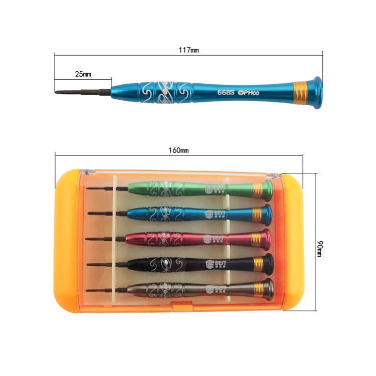 BEST BST-668S 5 in 1 Screwdriver Kit Repair Tool Set-2