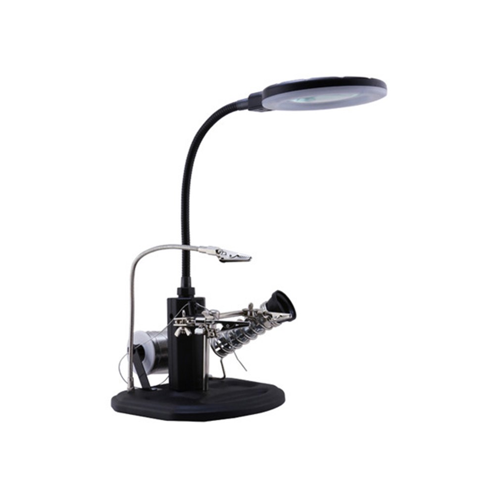 BEST BST-308L LED Lamp 2.5X/4X Magnifying Glass with Clips-4