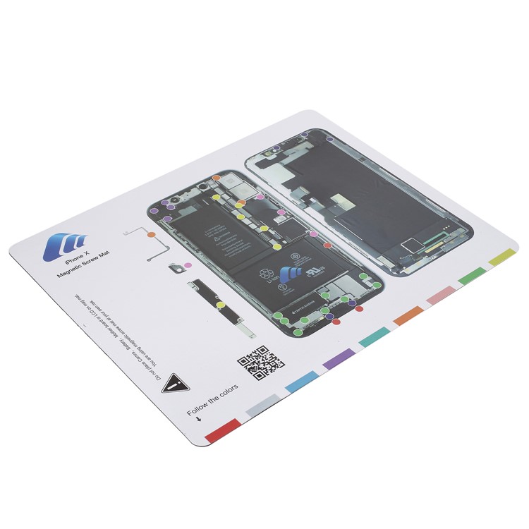 Magnetic Screw Keeper Mat Helping Repair Pad Tool for iPhone X-3