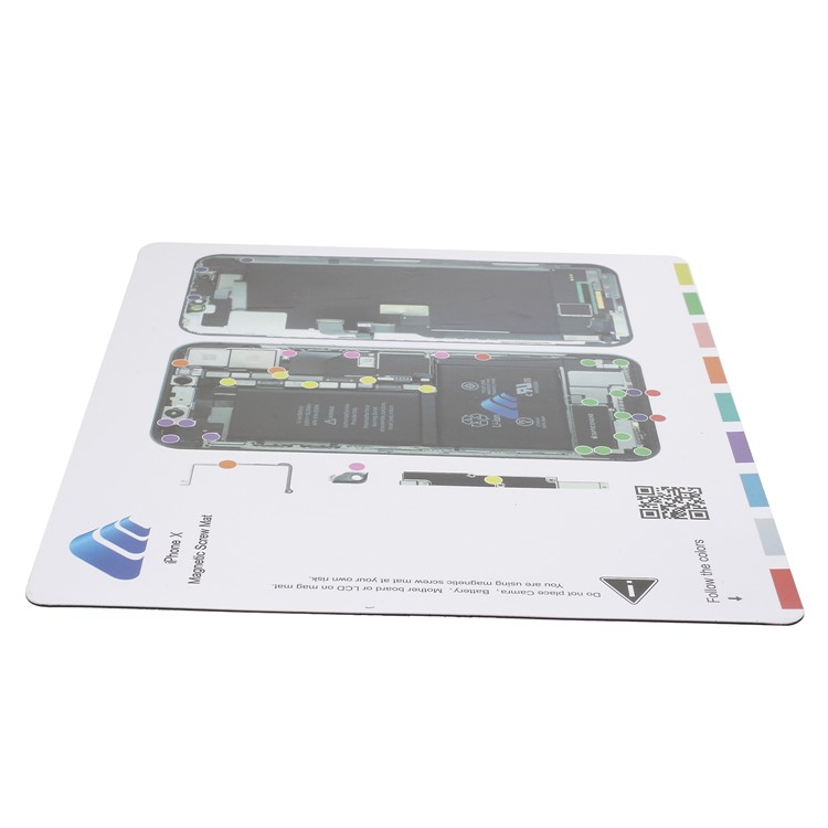 Magnetic Screw Keeper Mat Helping Repair Pad Tool for iPhone X-4