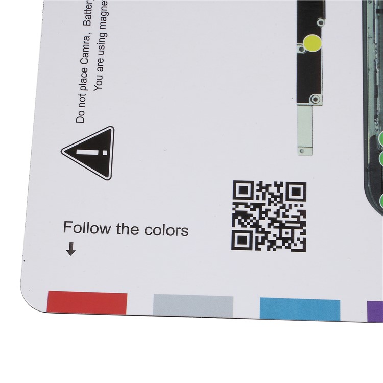 Magnetic Screw Keeper Mat Helping Repair Pad Tool for iPhone X-6