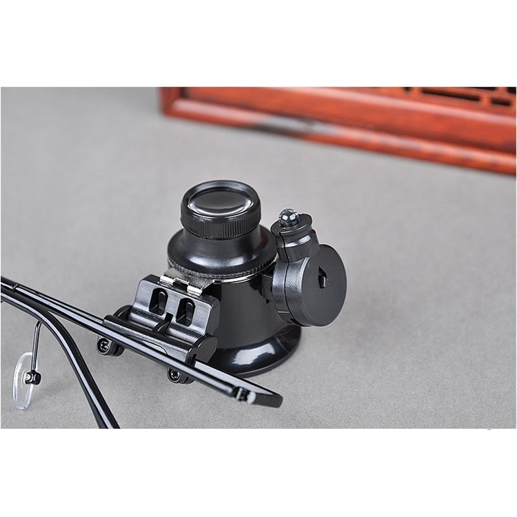 Monocle 20X Magnifier Eyewear Style Magnifier with LED Light-6