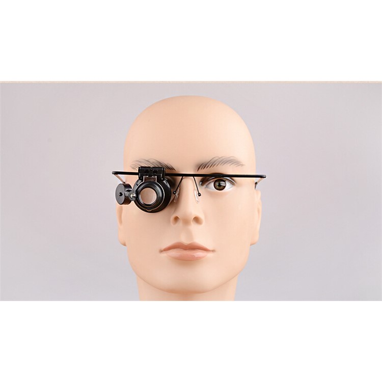 Monocle 20X Magnifier Eyewear Style Magnifier with LED Light-8
