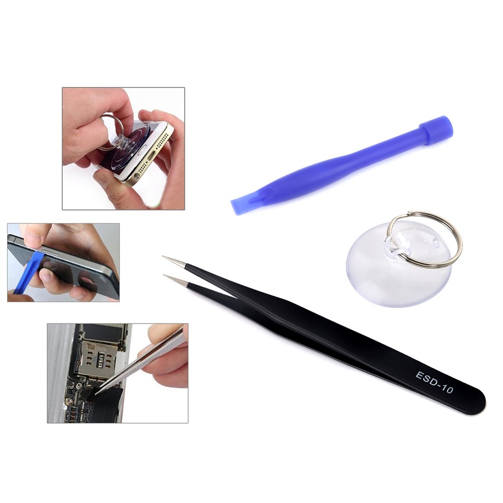 JF-8164 8-in-1 Battery Adhesive Sticker + Waterproof Adhesive Sticker Screwdriver Repair Tool Kit for iPhone 6s/7/8 4.7 Battery-3