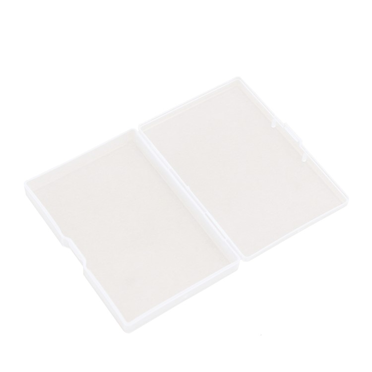 P8838 Clear Mini Plastic Storage Box Snap Closure for Pencils Tool Drill Bits, Size: 10.5x7.3x1.8cm-1