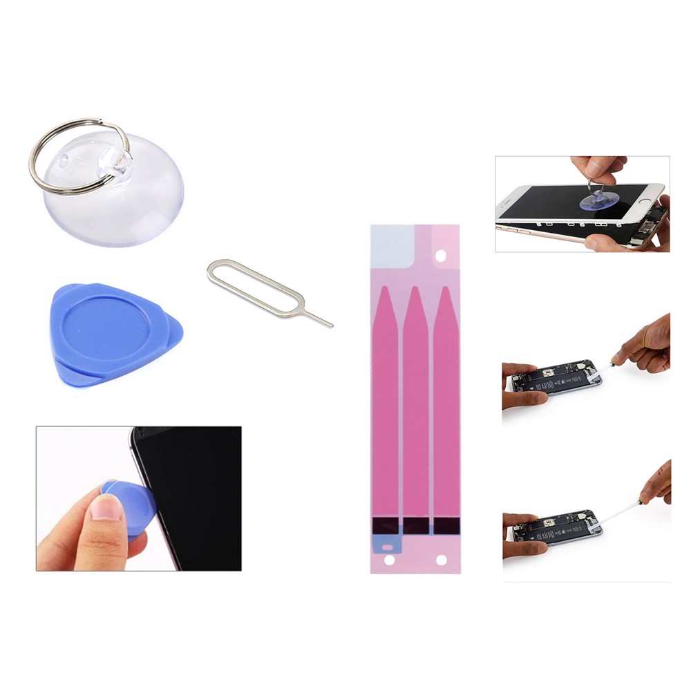 JF-8160 11-in-1 Battery Adhesive Sticker + Waterproof Adhesive Sticker Screwdriver Repair Tool Set for iPhone 8 4.7 Battery-3