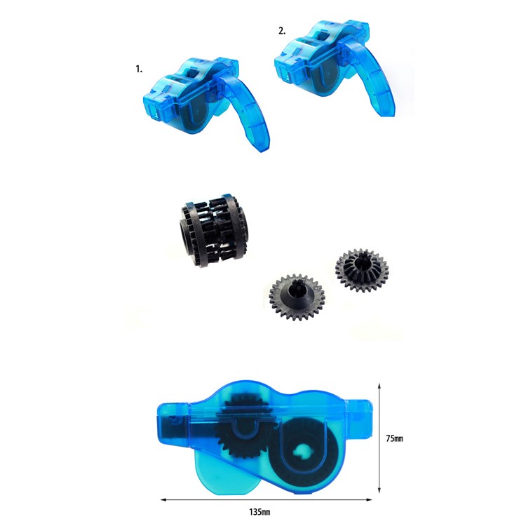 AOTU Bike Maintenance Care Cleaner Accessories Portable Bicycle Chain Cleaner-5