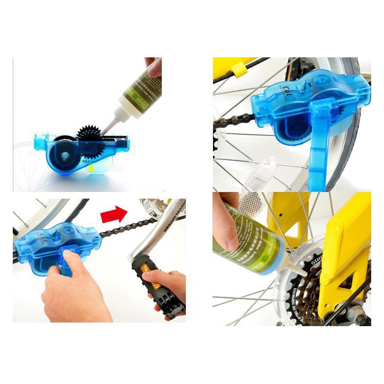 AOTU Bike Maintenance Care Cleaner Accessories Portable Bicycle Chain Cleaner-6