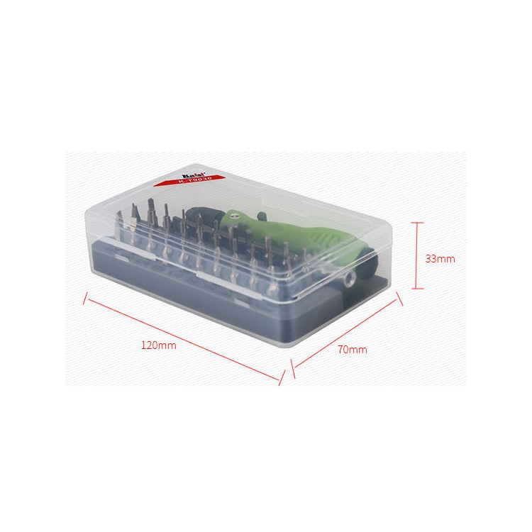 K-T9030 30-in-1 Multipurpose Screwdriver Repair Tool Set for Phone PC Repair-8