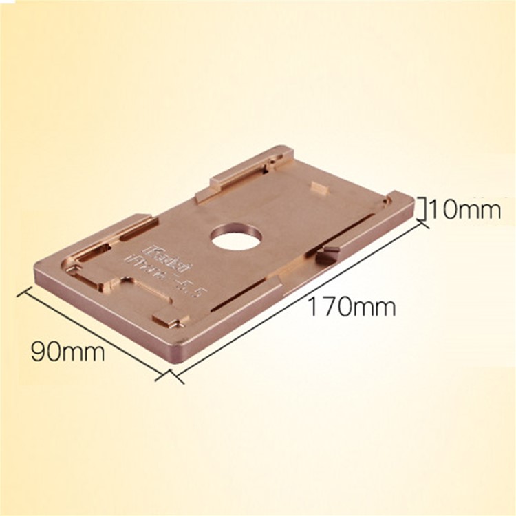 KAISI Front Screen Glass Lens with Frame Laminating Aligning Mould for iPhone 7 Plus-1