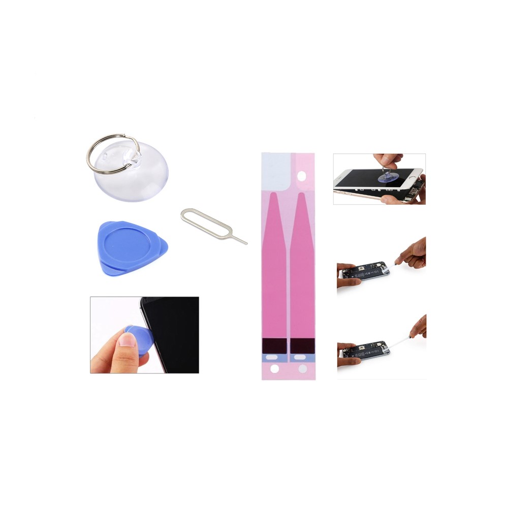 50PCS/Lot JF-8157 9-in-1 Battery Adhesive Sticker Screwdriver Repair Tool Set for iPhone 8/7/6s/6/SE/5s/5c/5-5
