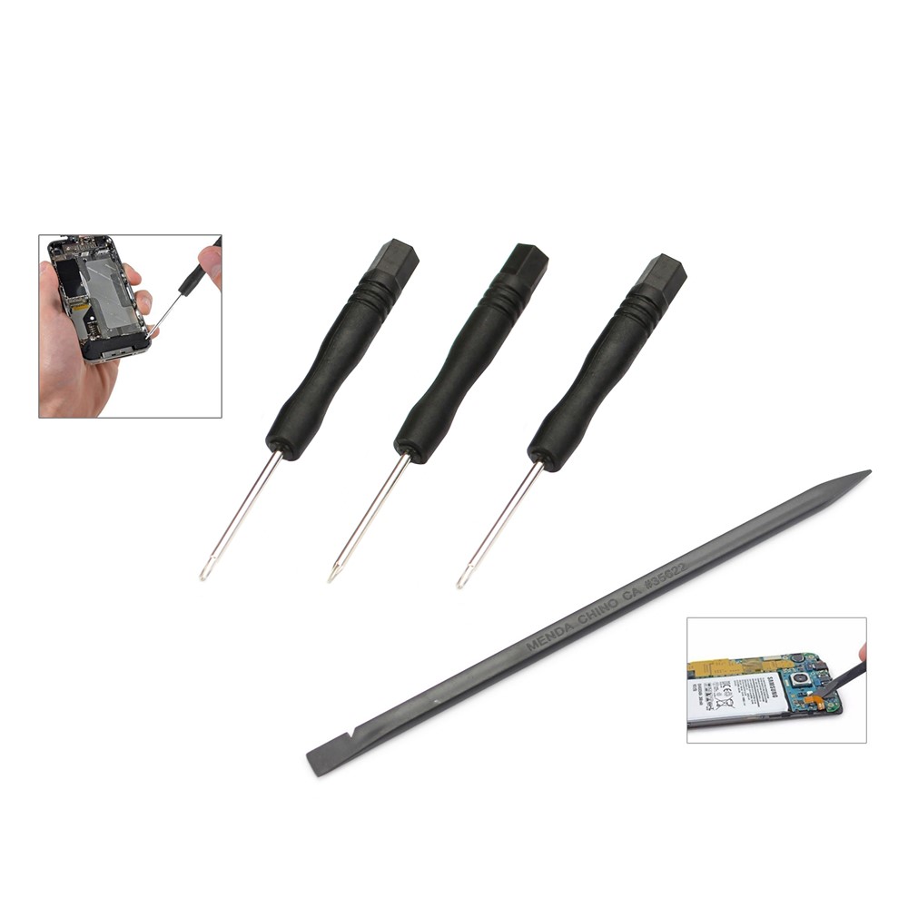 50 Pcs / Lot JF-8161 8-en-1 Batterie Adhésif Autocollant Tournevis Réparation Kit D'outils Pour Iphone 8/7 / 6s / 6-2