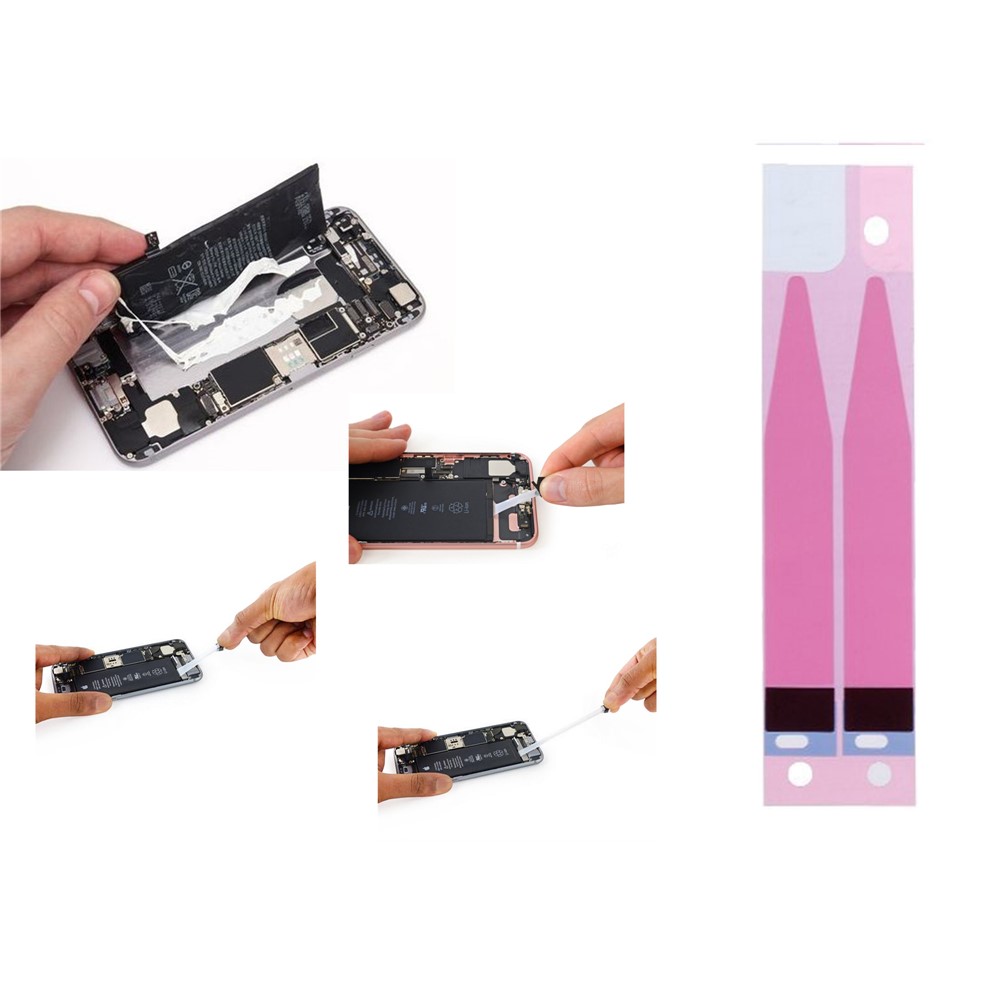50 Pcs / Lot JF-8161 8-en-1 Batterie Adhésif Autocollant Tournevis Réparation Kit D'outils Pour Iphone 8/7 / 6s / 6-4