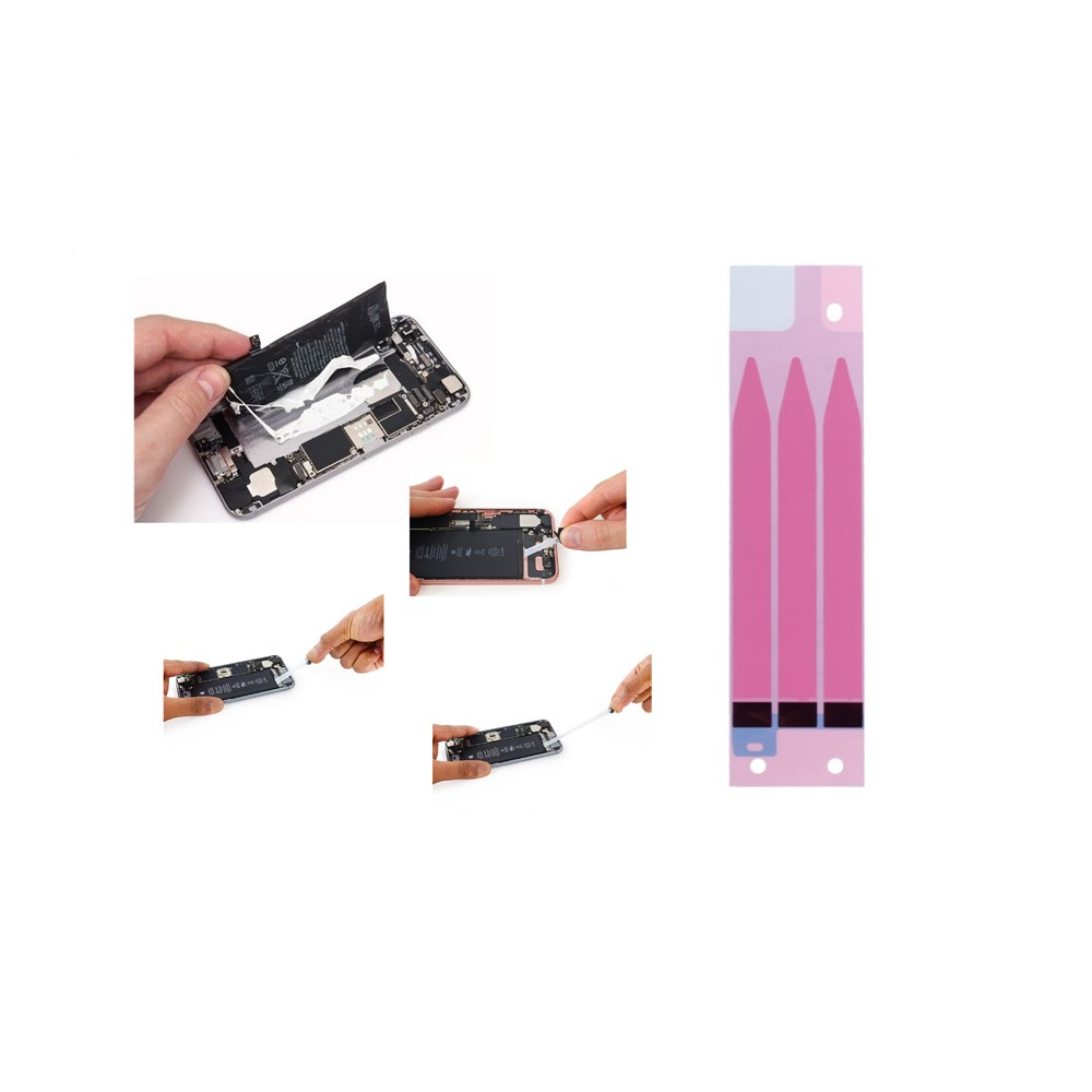 50Pcs JF-8165 6-in-1 Waterproof Battery Adhesive Sticker Screwdriver Repair Tool Set for iPhone 8 Plus/7 Plus/6s Plus/6 Plus-4