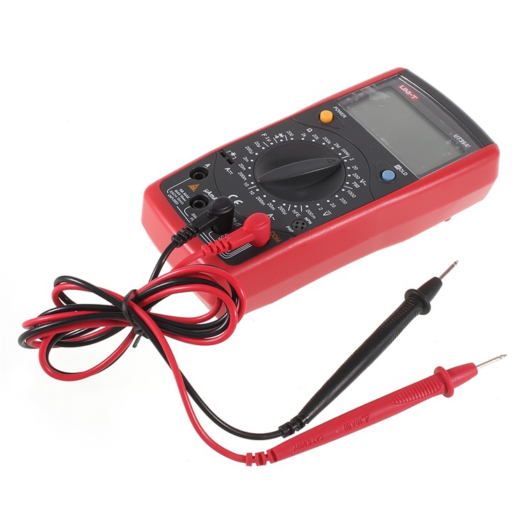 UNI-T UT39A LCD Digital Multimeter AC/DC Voltage Current Resistance Tester with kickstand-4