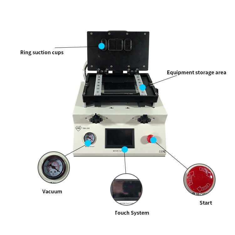 TBK-288 Automatic Framework Dismantle Machine for Smartphones Maintenance - AC 110V/US Plug-9