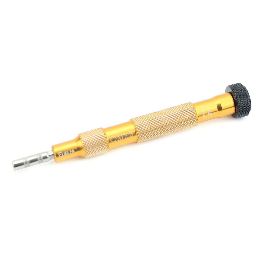 Mango De Destornillador Antideslizante De Metal JIAFA JF-617 Para Phillips 2.5 - Oro