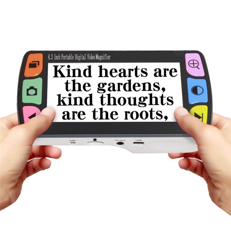 FD43 4.3 inch 12 Modes Portable Digital Video Magnifier - US Plug-1