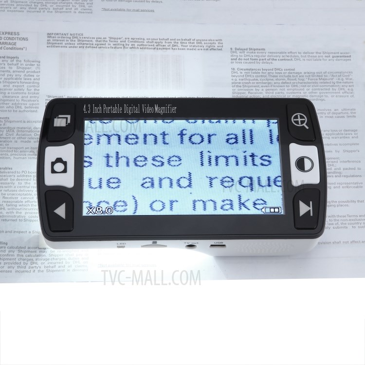 FD43 4.3 inch 12 Modes Portable Digital Video Magnifier - US Plug-20