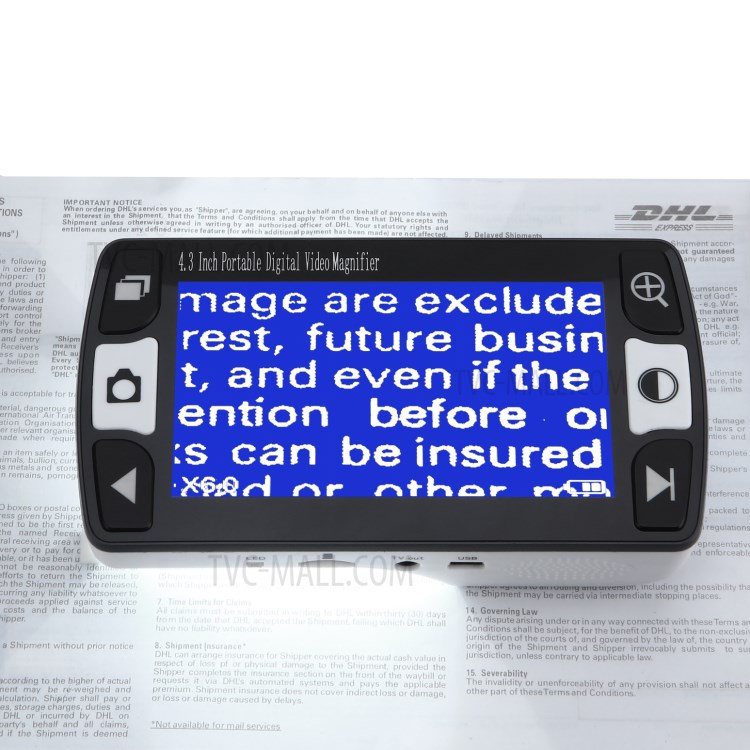 FD43 4.3 inch Portable Digital Video Magnifier Reading Aid for Low Vision - EU Plug-17