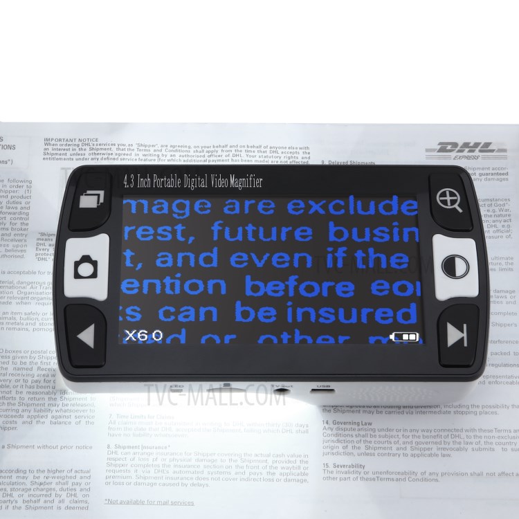 FD43 4.3 inch Portable Digital Video Magnifier Reading Aid for Low Vision - EU Plug-18