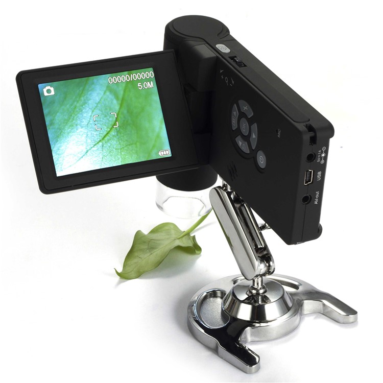 UM039 Mini 5MP 1200x 3-inch LCD Digital Microscope with Measurement Function - US Plug-2