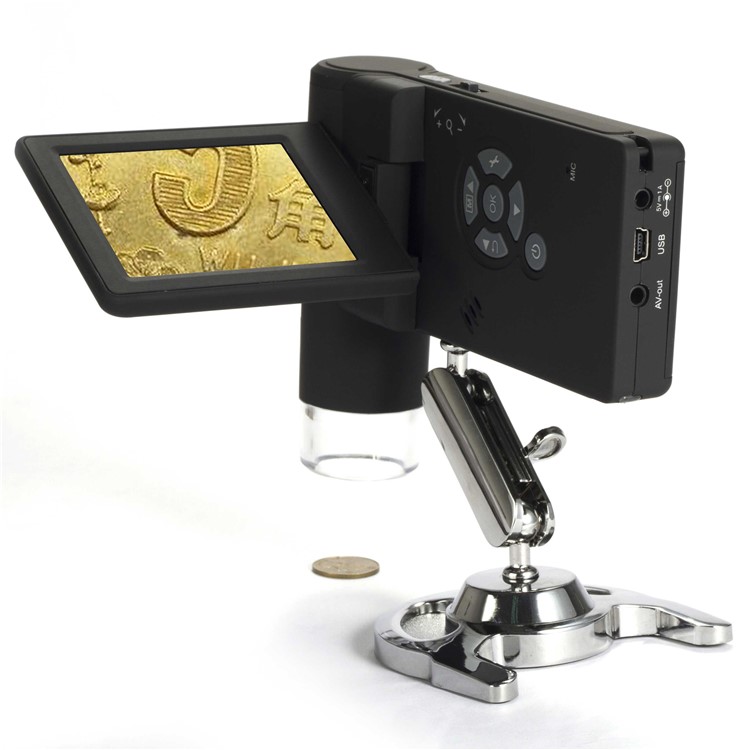 UM039 Mini 5MP 1200x 3-inch LCD Digital Microscope with Measurement Function - US Plug-9