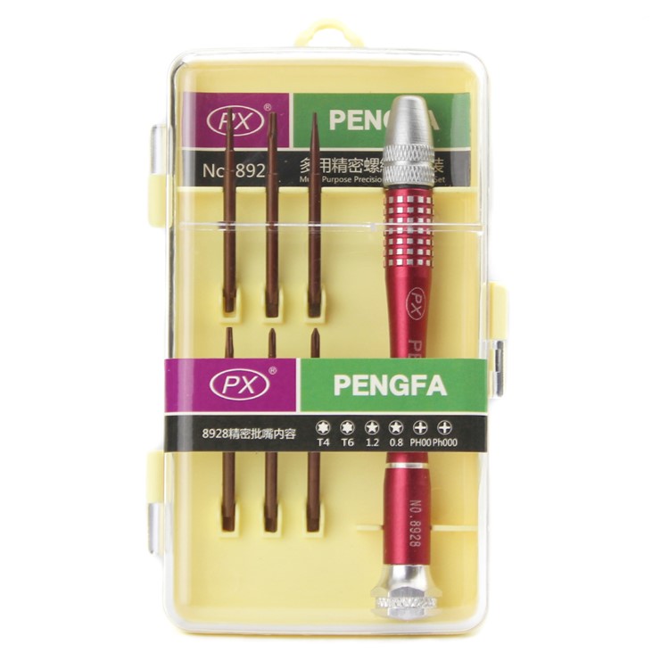 PX-8928 7-in-1 Multi-purpose Precision Screwdriver Set Tool for iPad iPhone MacBook-5
