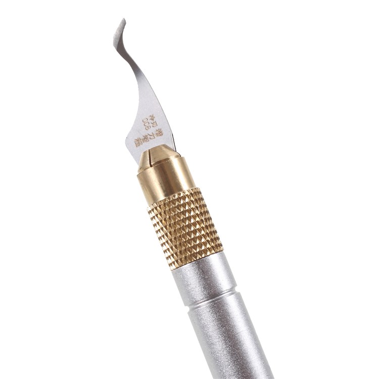 008 Glue Removal Knife Tool with Cold Blade for Phone IC CPU Main Board Repair (Random Color)-15