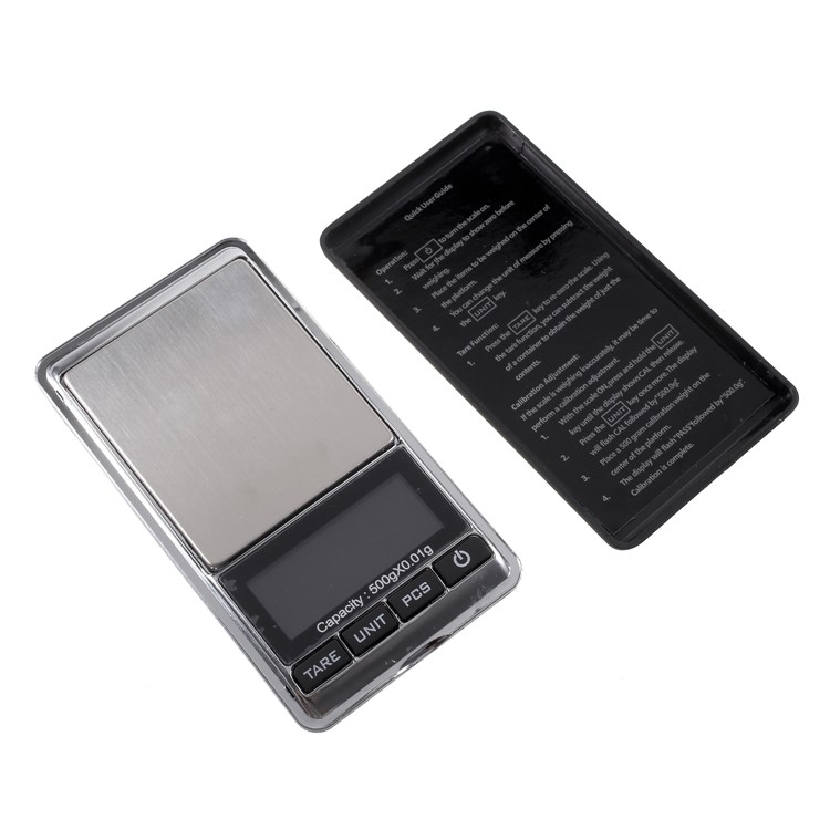 500g/0.01g Weigh Digital Pocket Scale with Back-lit LCD Display-8