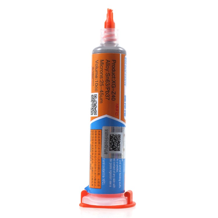 MECHANIC XG-Z40 10cc Needle Shaped Solder Tin Cream BGA Paste Flux Sn63/Pb37 for PCB SMD-1