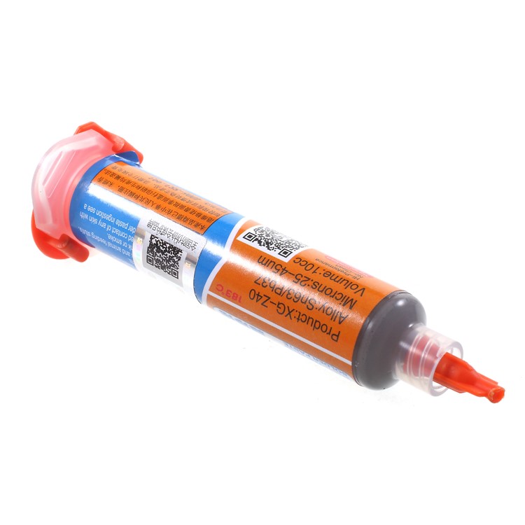 MECHANIC XG-Z40 10cc Needle Shaped Solder Tin Cream BGA Paste Flux Sn63/Pb37 for PCB SMD-3