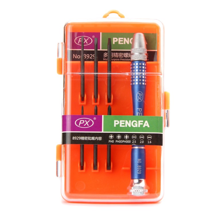 PX-8929 7-in-1 Multi-purpose Precision Screwdriver Set Tool for Clock Watch Glasses-5